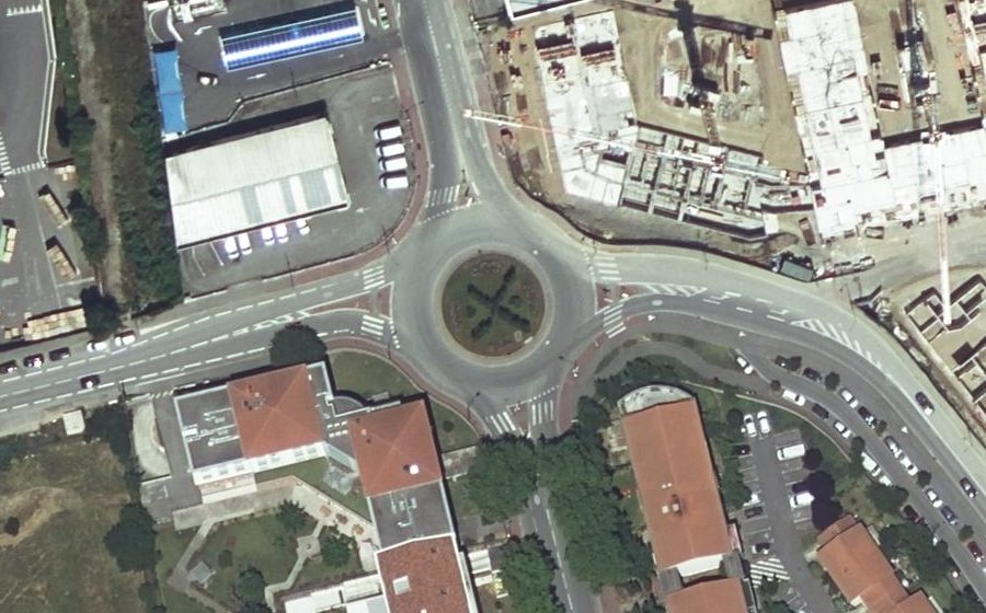 Vue aérienne du Rond-Point Louis Victorin Cassagne