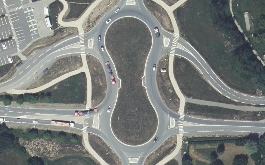 Vue aérienne du Carrefour du Sénateur