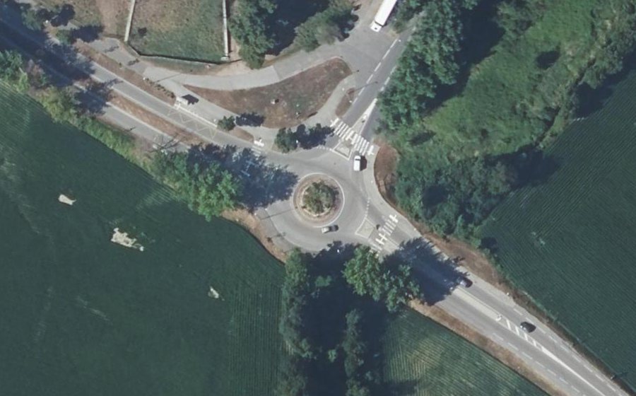 Vue aérienne du Avenue de Jallieu