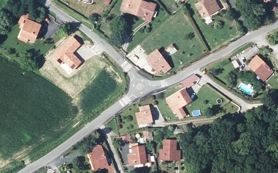 Vue aérienne du Chemin Aldabidea