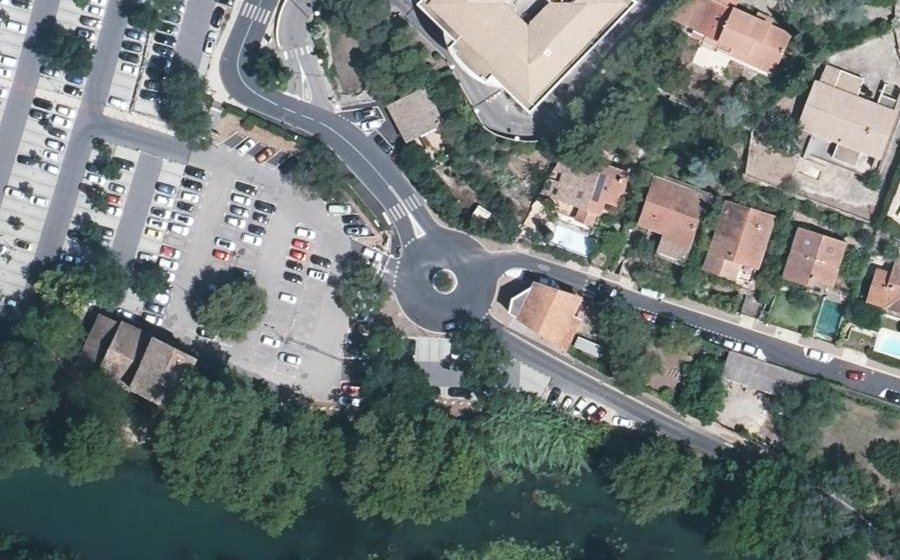 Vue aérienne du Rond-point anonyme n°62001551