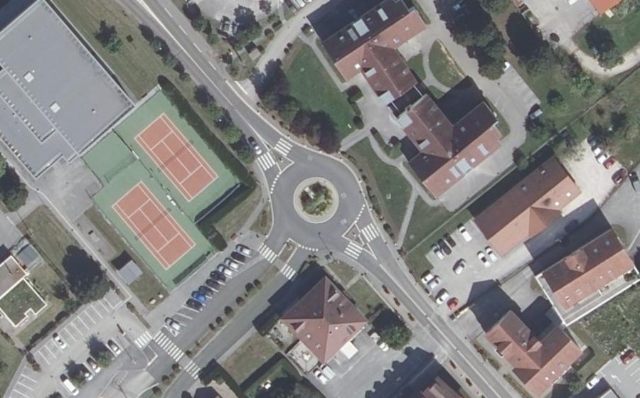 Vue aérienne du Rond-Point d’Heckendalheim