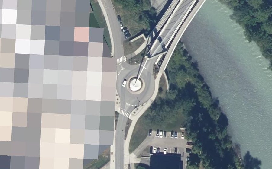 Vue aérienne du Rond-point anonyme n°62059441