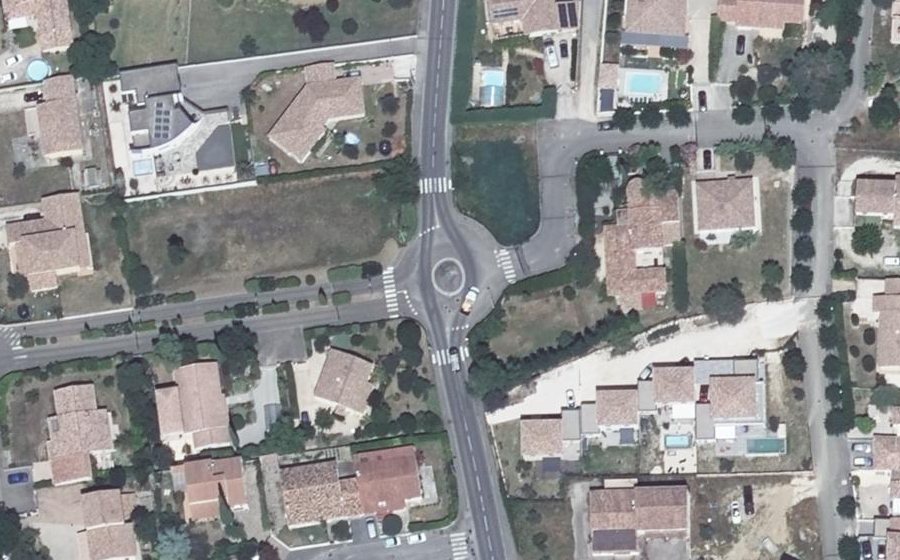 Vue aérienne du Avenue des Maladreries