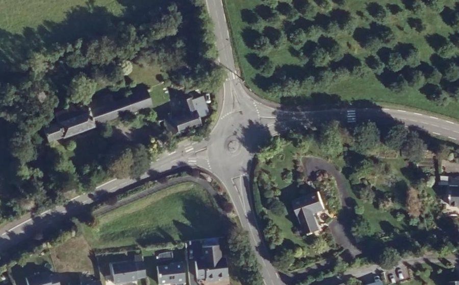Vue aérienne du Rond-Point de Saint-Joachin