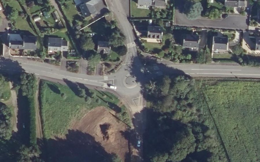 Vue aérienne du Rond-Point de Saint-Joachim