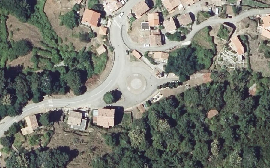 Vue aérienne du Place Centuliri