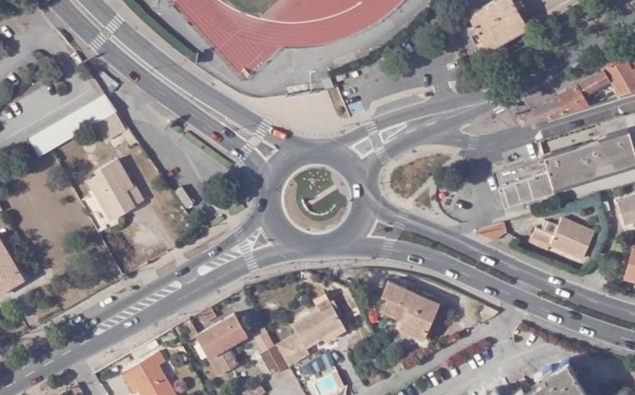 Vue aérienne du Place Condorcet