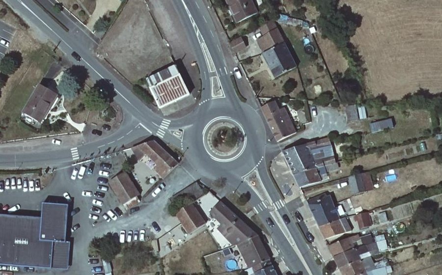 Vue aérienne du Route de Fresnay
