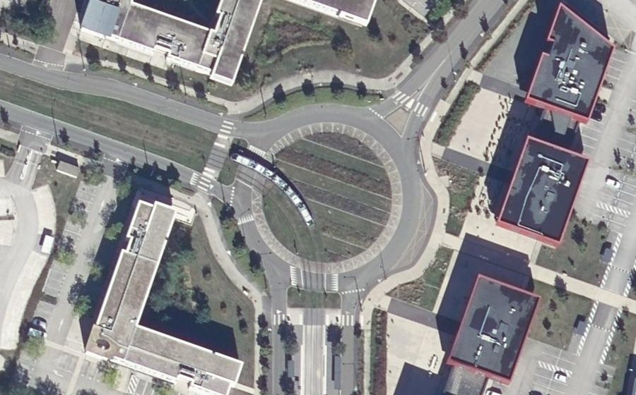Vue aérienne du Avenue Françoise Giroud