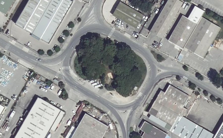 Vue aérienne du Avenue des Paluds