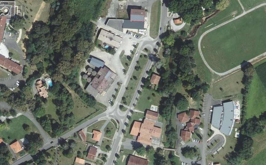 Vue aérienne du Boulevard des Sports