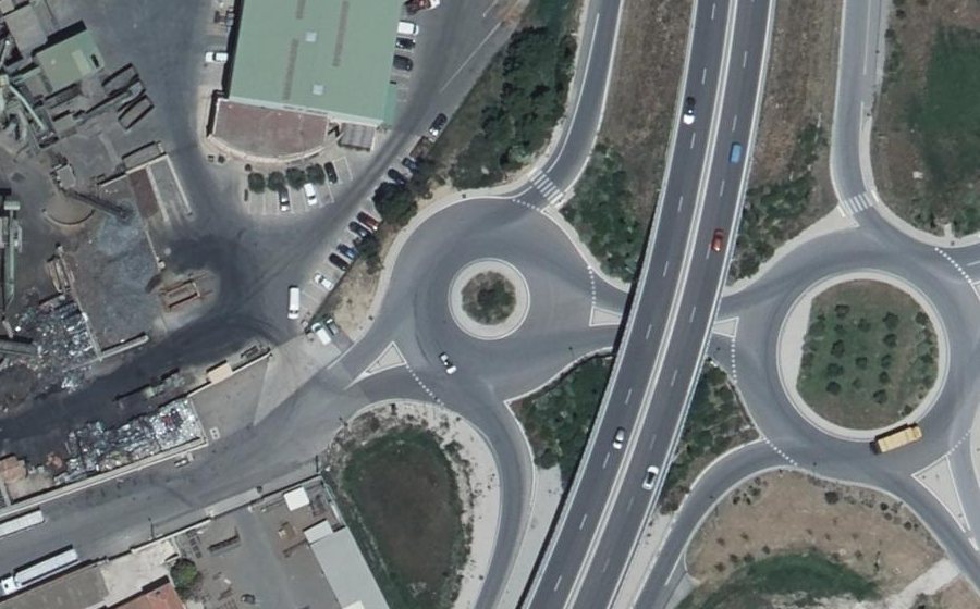 Vue aérienne du Route d'Avignon