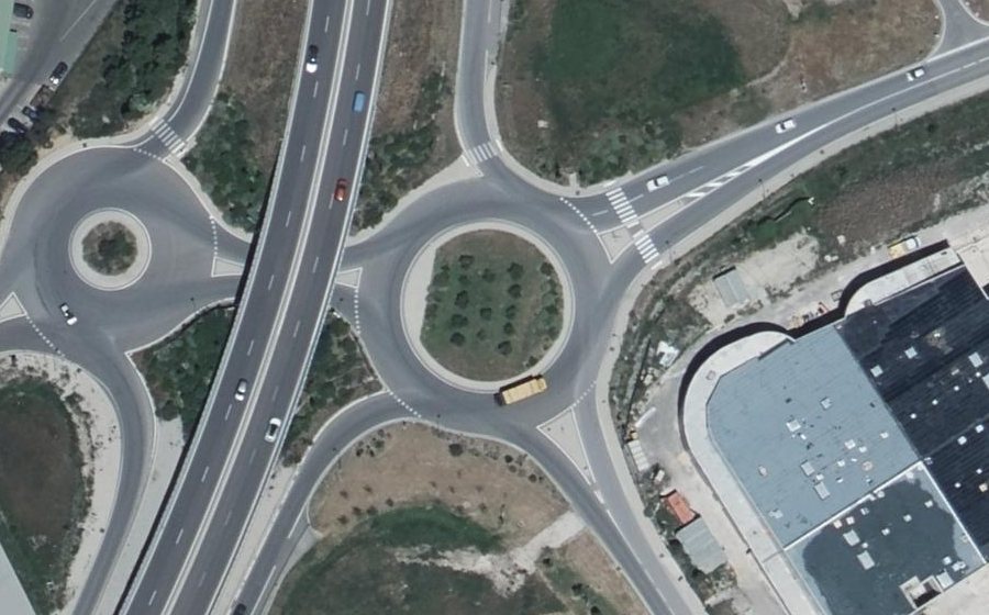 Vue aérienne du Route d'Avignon