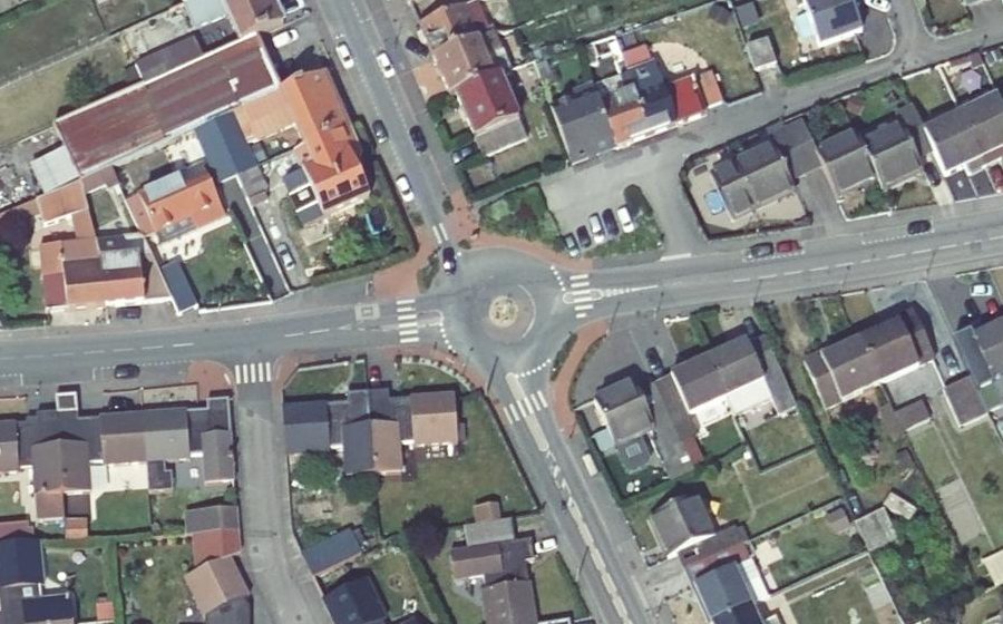Vue aérienne du Rond-Point de Nancy
