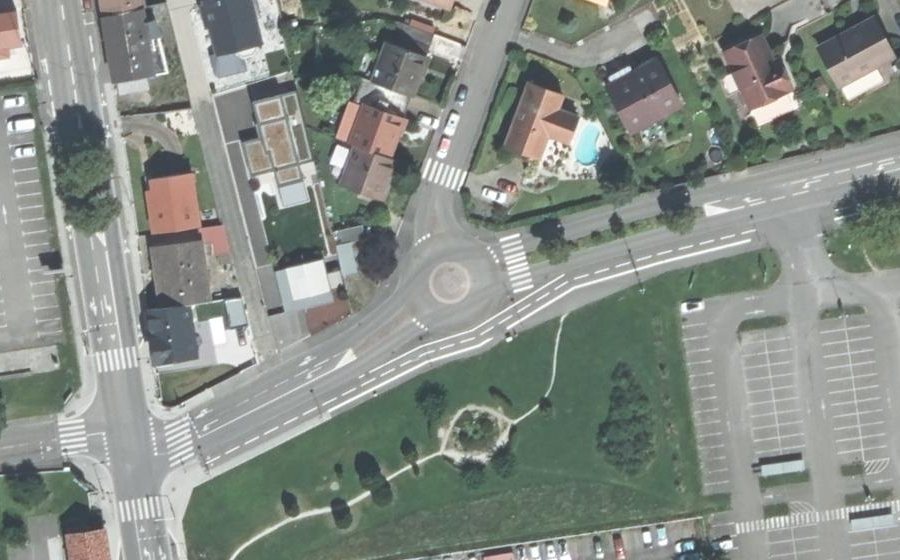 Vue aérienne du Rue Robert Beltz