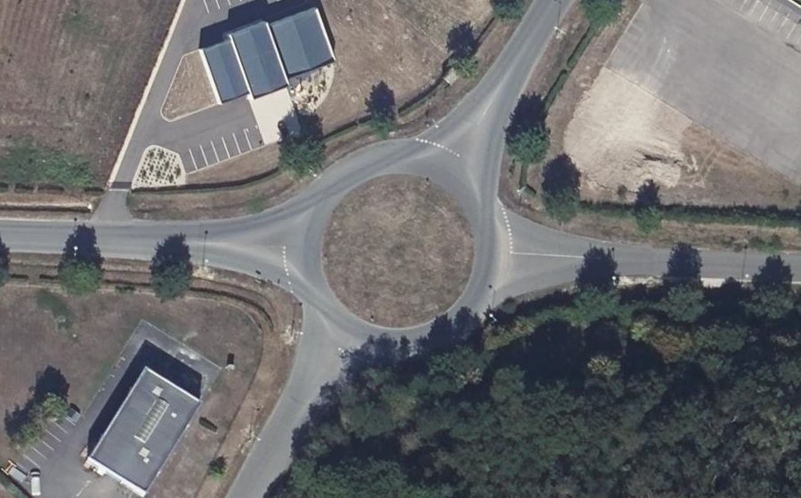 Vue aérienne du Rond-Point des Entrepreneurs