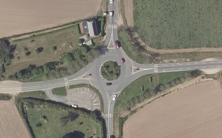 Vue aérienne du Kerjeanne