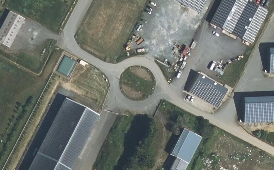 Vue aérienne du Rue des Noireaux