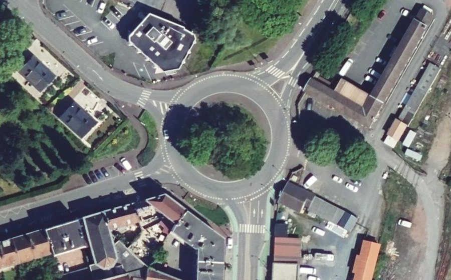 Vue aérienne du Porte de Lille