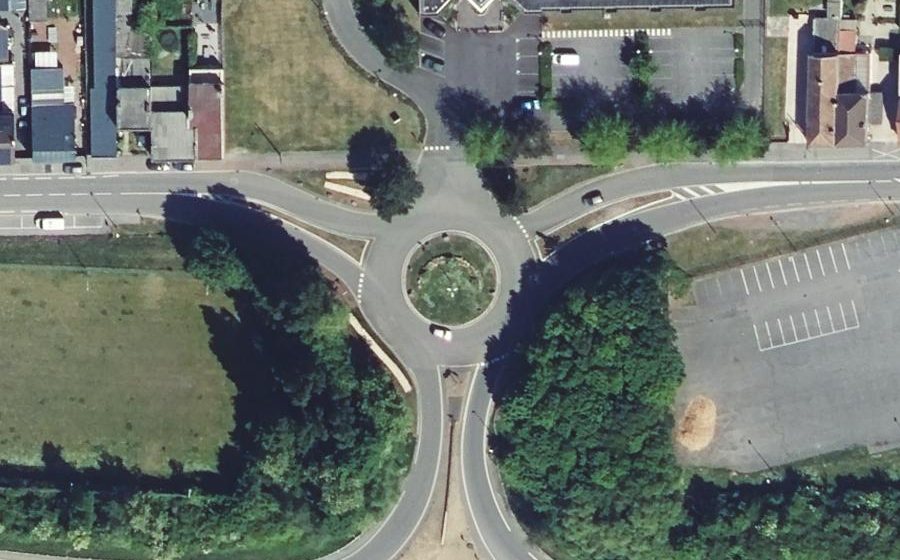 Vue aérienne du Rue Marceau Martin