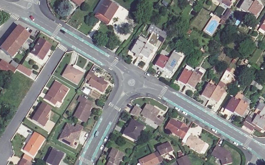 Vue aérienne du Avenue Jean Lurçat