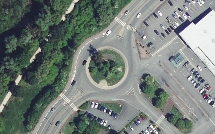 Vue aérienne du Route de Tournai