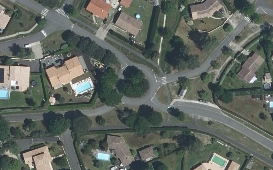 Vue aérienne du Chemin de Tutou