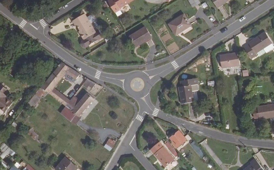 Vue aérienne du Rue de Recloses