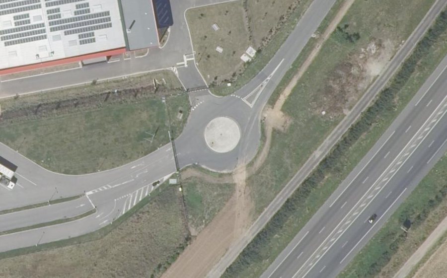 Vue aérienne du Rue Charles Lejeune