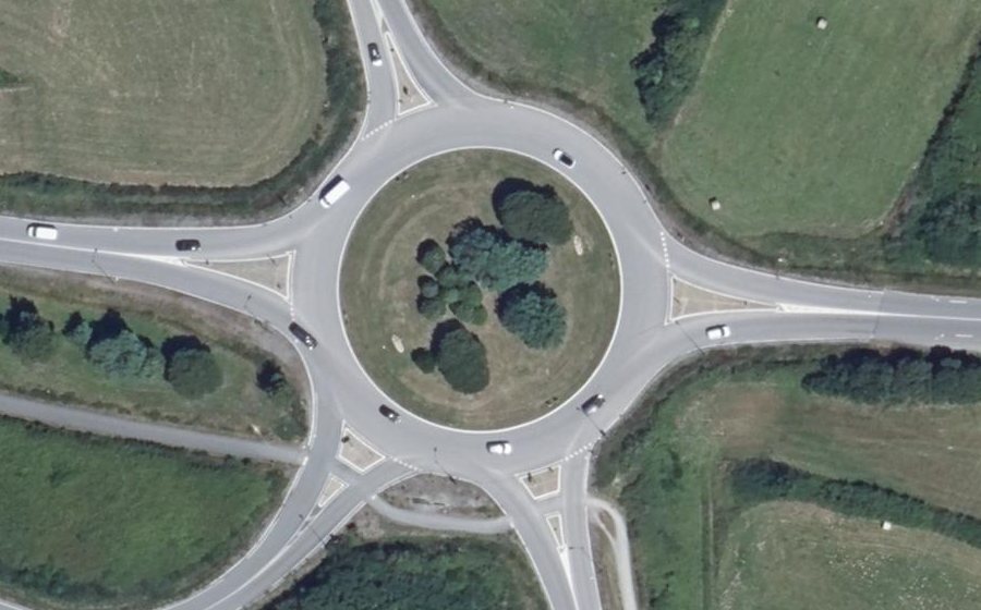 Vue aérienne du Giratoire du Net