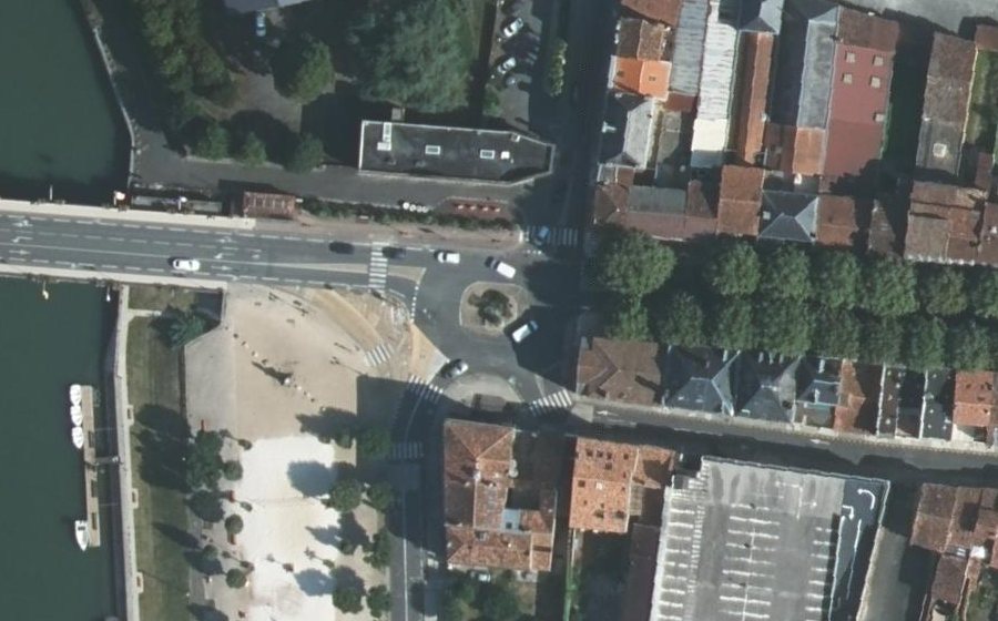 Vue aérienne du Avenue Gambetta