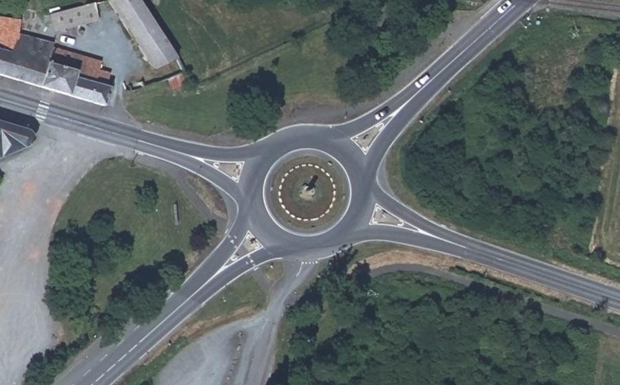 Vue aérienne du La Colonne