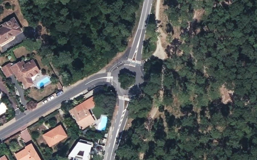 Vue aérienne du Promenade de la Barre