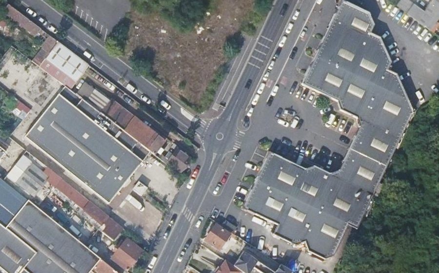 Vue aérienne du Rue Jules Ferry