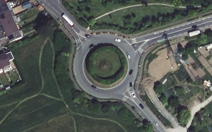 Vue aérienne du Rond-point anonyme n°673330003