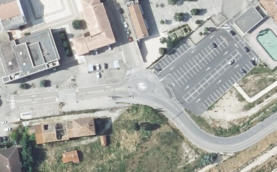Vue aérienne du Avenue des Prés d'Arlac