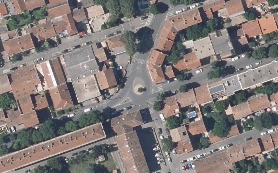 Vue aérienne du Avenue Ferdinand Bec