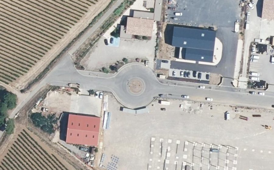 Vue aérienne du Rue de l'Espagnac