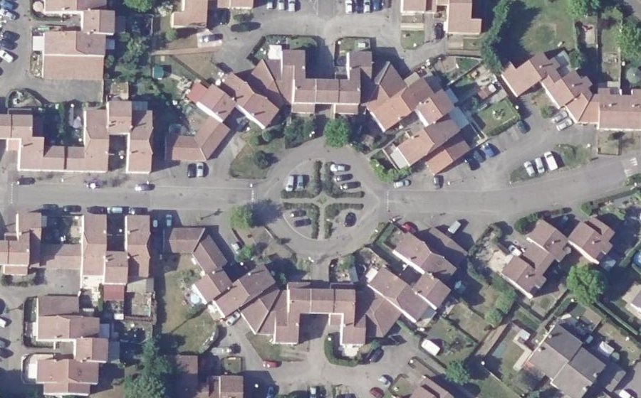 Vue aérienne du Rue de Provence