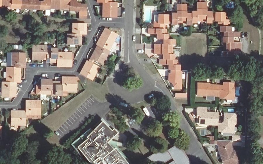 Vue aérienne du Rue François Mauriac