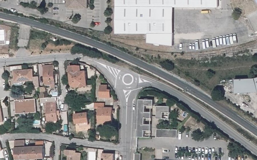 Vue aérienne du Rue Marius Chastel