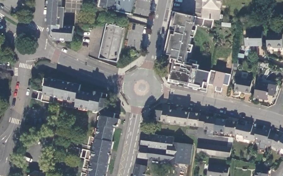 Vue aérienne du Rue de Châteaubriant