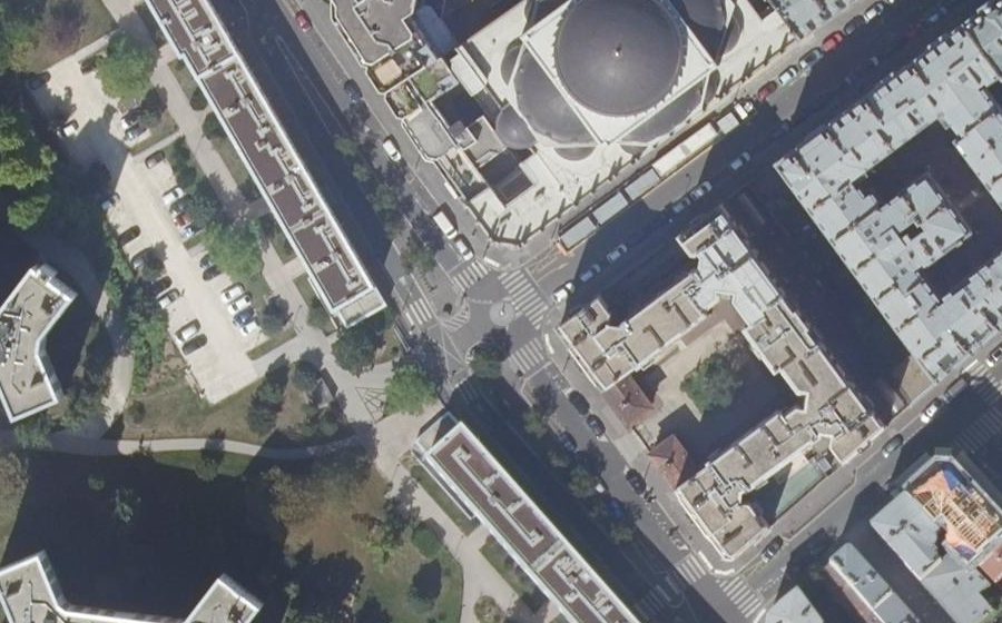 Vue aérienne du Rue Claude Decaen