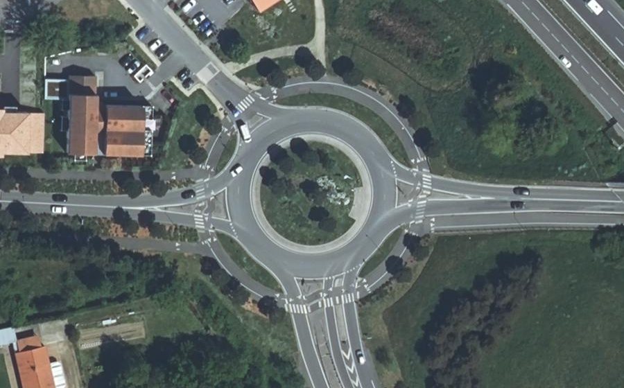 Vue aérienne du Rue de Nantes