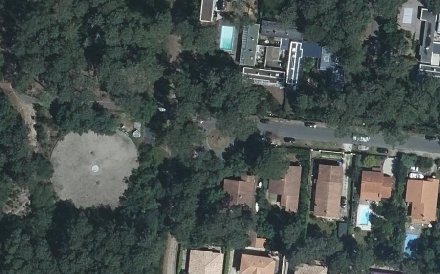 Vue aérienne du Allée de la Pinède