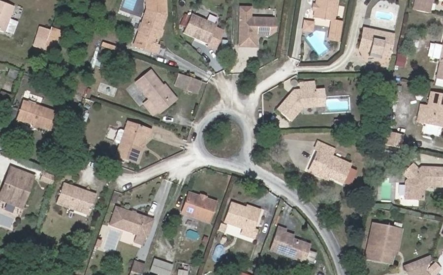 Vue aérienne du Allée de la Chenaie