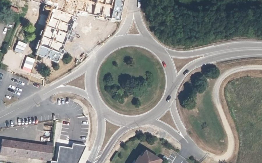 Vue aérienne du Rue du Pré Paquier