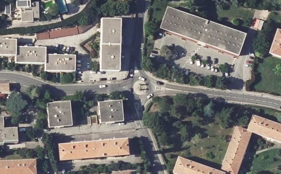 Vue aérienne du Portail Cezanne