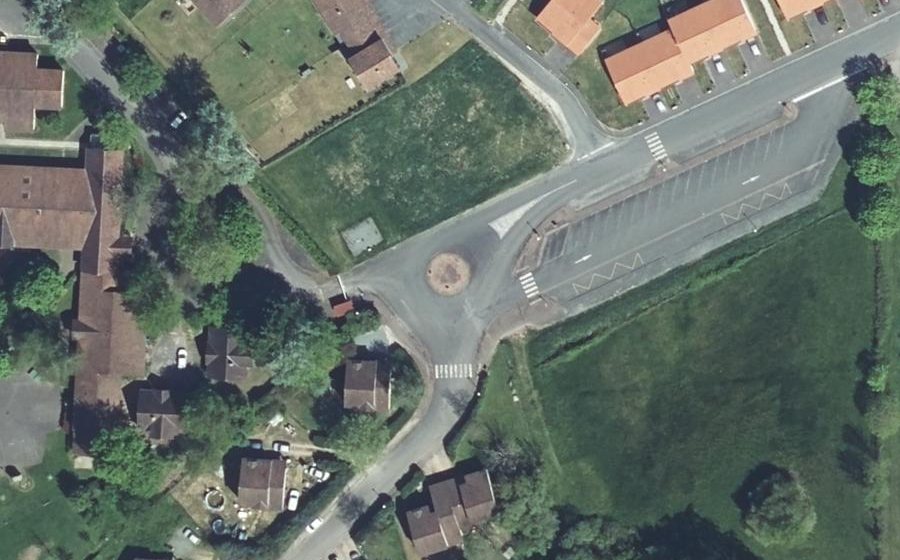 Vue aérienne du Rue de la Bruyère
